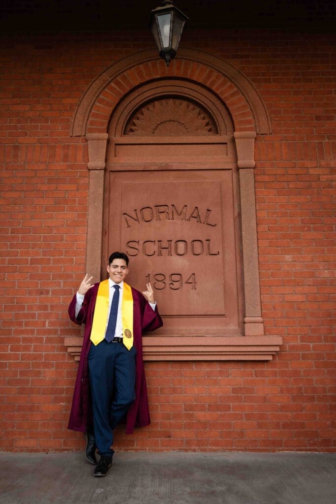 ASU graduation portrait at Old Main Normal School 1894